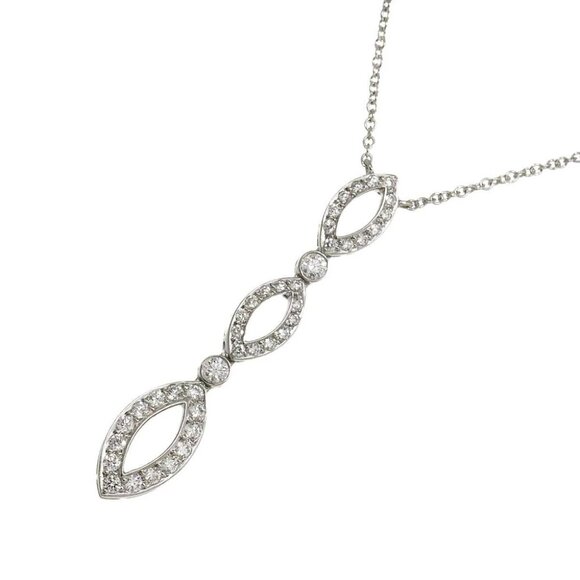 Tiffany & Co. Jewelry - TIFFANY Co. Diamond Necklace Platinum 90276071